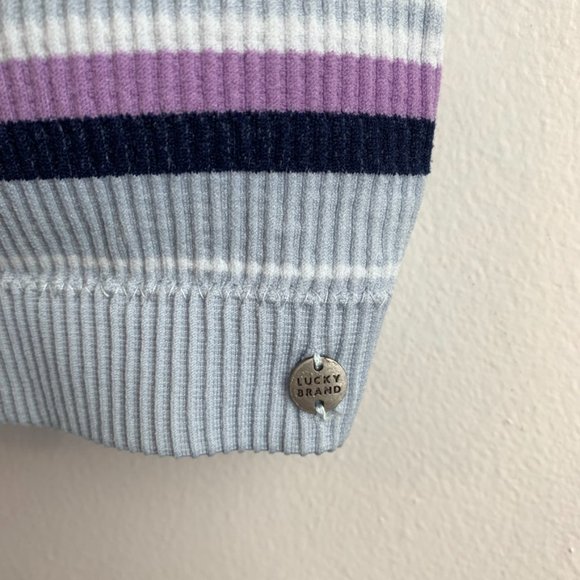 Lucky Brand Multicolor Striped Seamless Bralette - Picture 6 of 8